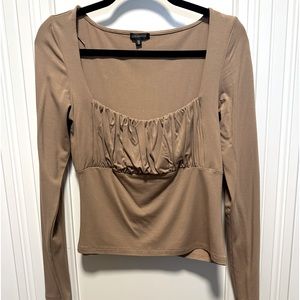 Dynamite Square Neck Long Sleeve